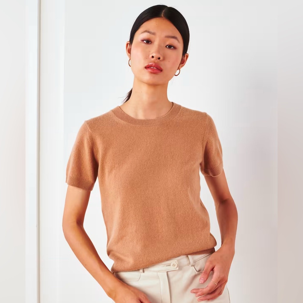 Quince Mongolian Cashmere Tee